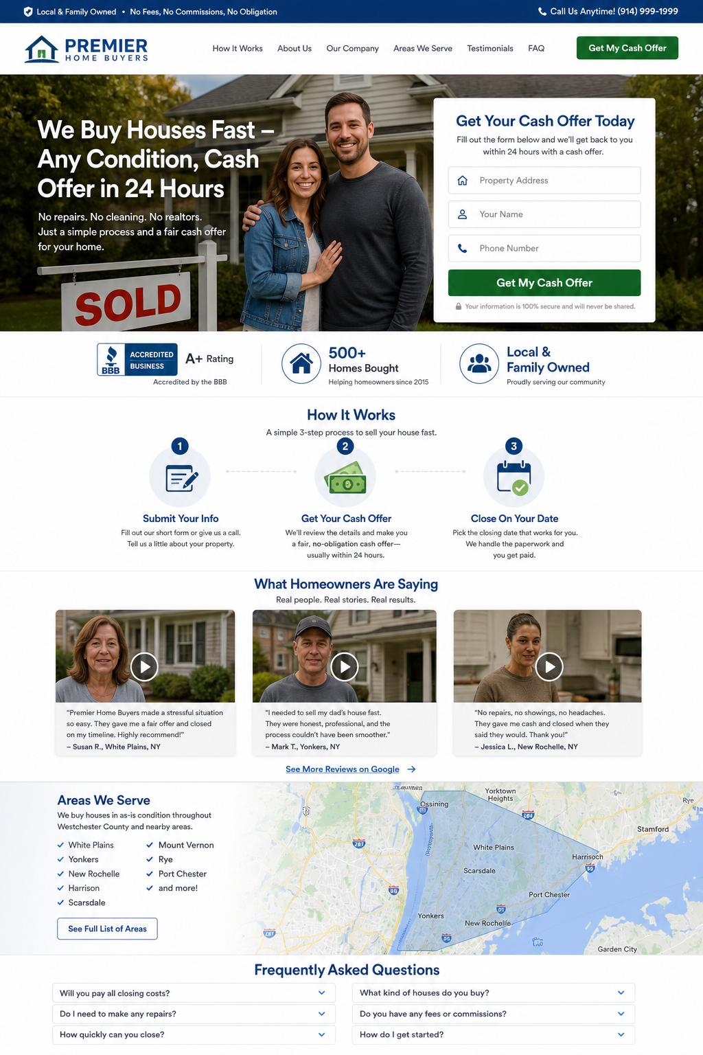 Real Estate Investor Mockup website mockup